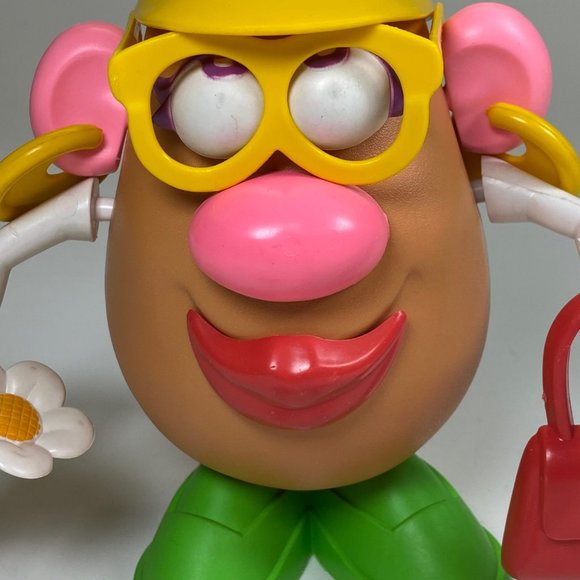 Mrs Potato Head Playskool 2251 Sunvisor Earrings Purse Flower Used Box Included - Picture 4 of 12